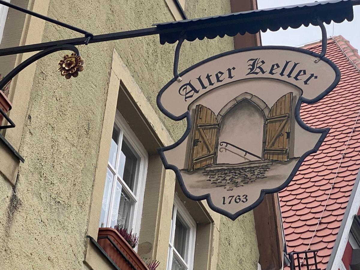 Gastehaus Alter Keller Hotel Ротенбург об дер Таубер Екстериор снимка